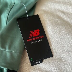 New Balance Green Fitted Apparel